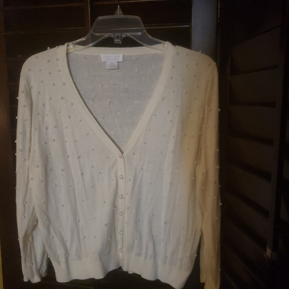 Jeeny Yoo  pearl cardigan